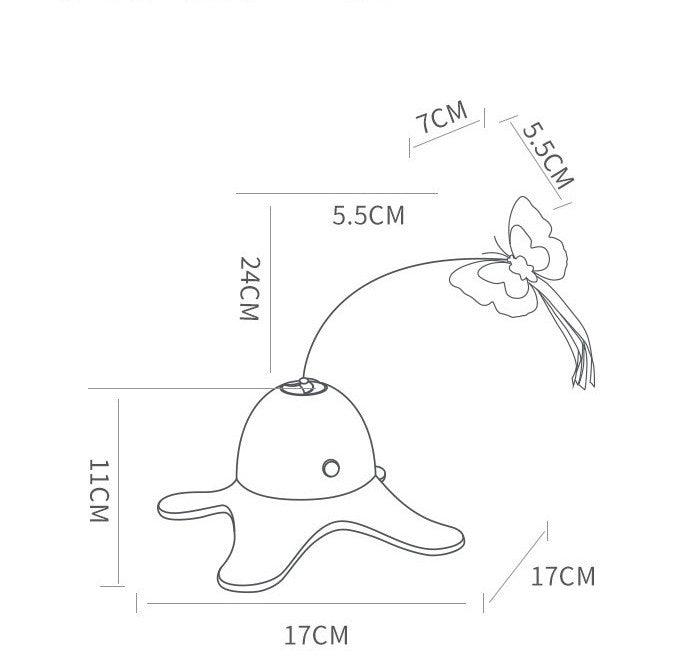 Electric Butterfly Interactive Cat Toy-2