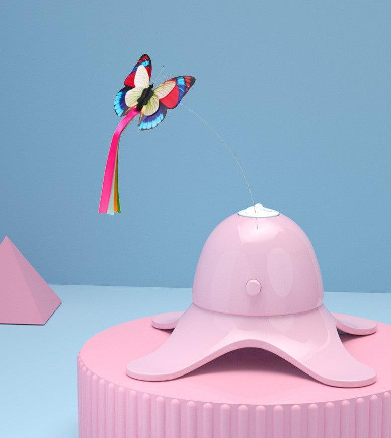Electric Butterfly Interactive Cat Toy-1
