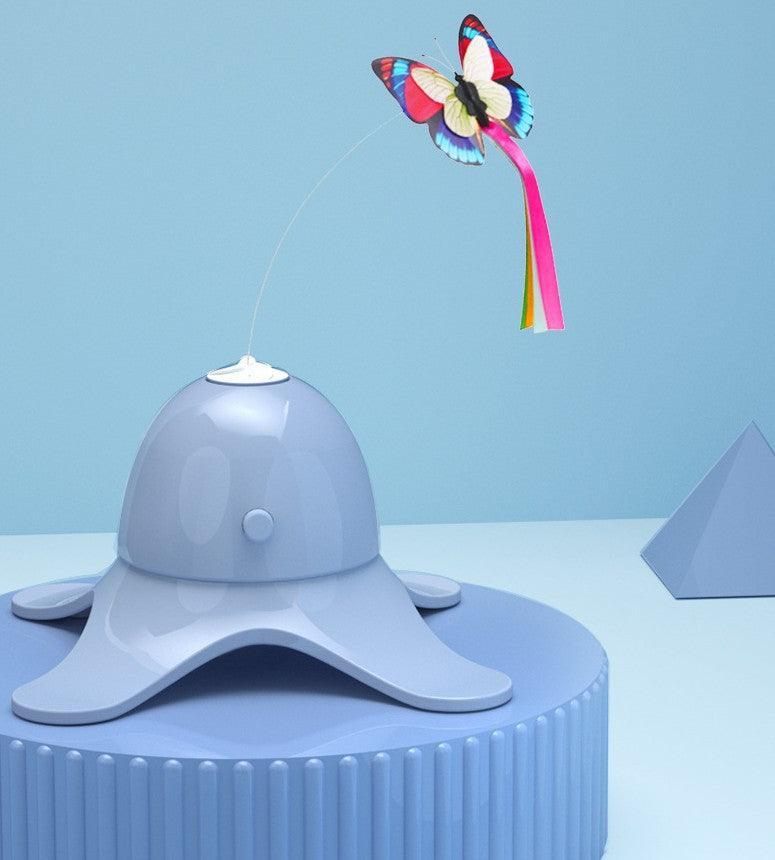 Electric Butterfly Interactive Cat Toy-3